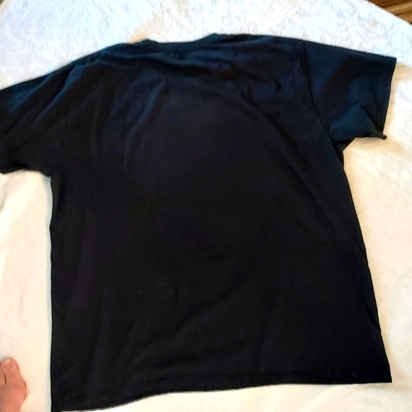 Black Cotton Tee by Hanes with a fun Skull Design: Size 3X - Picture 4 of 7